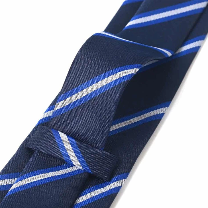 YiLi Bulk Customizable Navy Blue Recycled Necktie