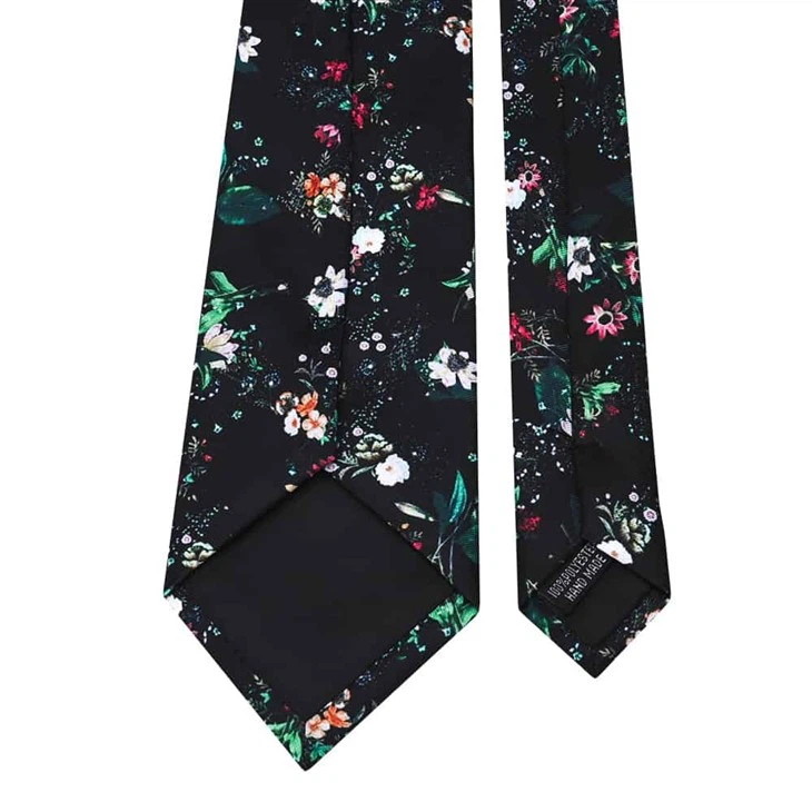 Blue Floral Tie